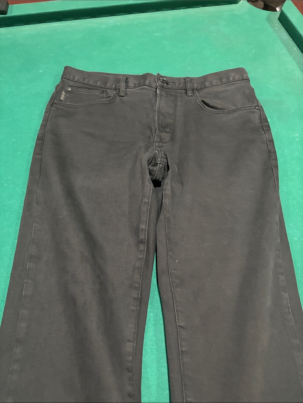 John Varvatos Men's Straight Jeans black